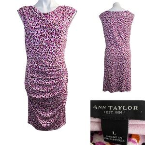 Ann Taylor Multicolor Midi‎ Dress
